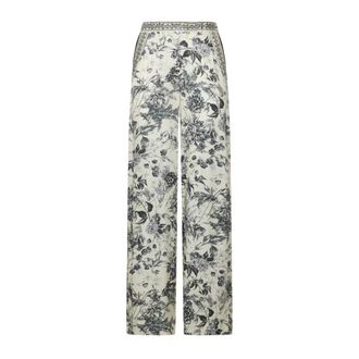 Simona Corsellini Broeken, Dames, Veelkleurig, S, Wijde Broek