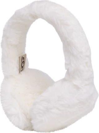 UGG UGG Faux Fur Earmuffs in White at Nordstrom Rack