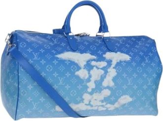 Louis Vuitton Vintage, unisex, Blauw, ONE Size, Pre-owned Boston Bag