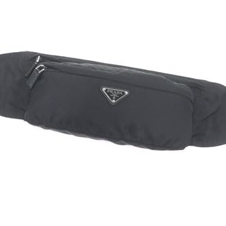 Prada Black Pouch Shoulder Bag Sling Bag (Pre-Owned)