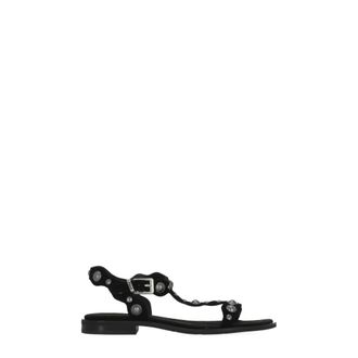 Ash Flat Sandals, female, Black, Size: 11 US Phanny Studded Sandal