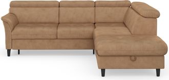 Sit&more Ecksofa &raquo;Marano L-Form&laquo; inklusive Kopfteilverstellung, wahlweise mit Bettfunktion, Bettkasten