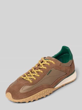 Hoff Sneaker aus Leder-Textil-Mix Modell BRIDGE MKII in Mittelbraun, Gr&ouml;&szlig;e 36