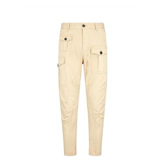 Dsquared2 Pantalone - male - Dsquared2 - Slim-fit Trousers - Beige - XL - Trousers