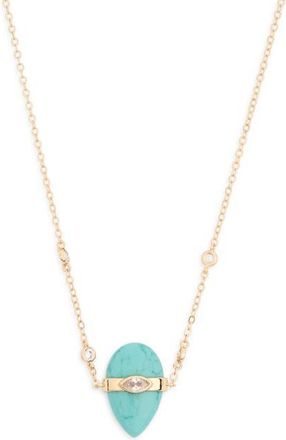 Ettika Turquoise & Cubic Zirconia Solstice Necklace at Nordstrom