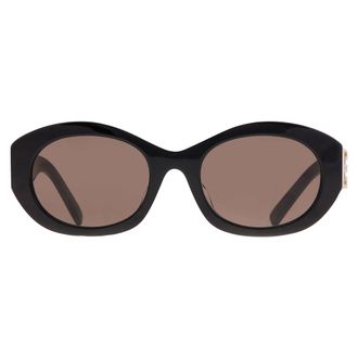 Givenchy Brown Oval Ladies Sunglasses GV40091F 01E 53