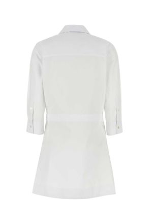 Gucci Womens White Poplin Shirt Dress Exterior: Cotton Abiti