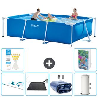Intex Piscina Con Estructura Rectangular - 300x200x75 Cm - 7-piezas S61