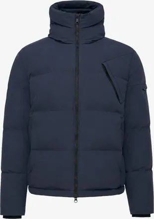 Genti Winterjas Cross | Donkerblauw