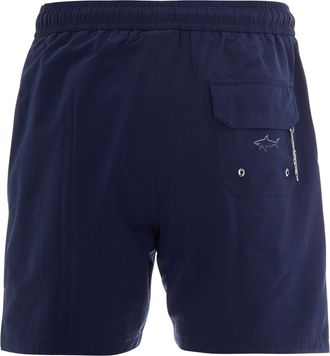 Paul & Shark Mens Swim Shorts Slim Blue