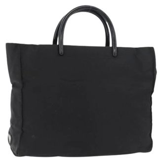Prada Pre-owned Tote Bags, female, Black, Size: ONE SIZE Pre-owned Vintage Tote Bag