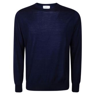 Ballantyne Round-neck Knitwear - male - Ballantyne - Round-neck Knitwear - Blue - 2XL - Knitwear