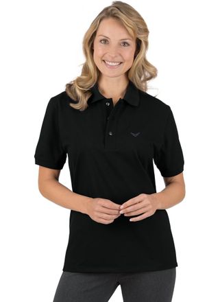 Trigema Poloshirt TRIGEMA TRIGEMA Poloshirt in Piqu&eacute;-Qualit&auml;t, Damen, Gr. S, schwarz, 100% Baumwolle, Basic, Shirts Poloshirt