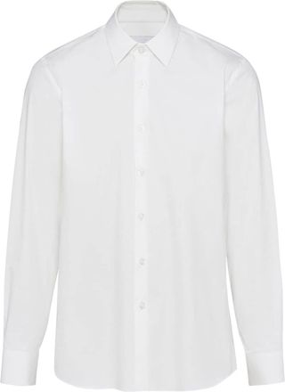 Prada katoenen overhemd met lange mouwen