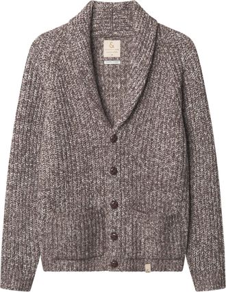 Colours & Sons Strickpullover COLOURS & SONS colours & sons Strickjacke Cardigan Marl, Herren, Gr. L, braun, Obermaterial: 58% Baumwolle CO. 24% Polyacryl PAN. 10% N