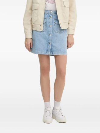 Joop Minigonna denim Rosa con bottoni - Blu