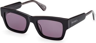 Max & Co. MO0081 01A Womens Sunglasses Black Size 50