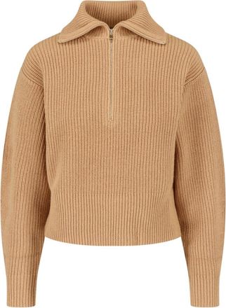 Max Mara Maglione Zip In Lana E Cashmere