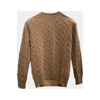 Gran Sasso Heren, Truien, Bruin, Maat: L Wol