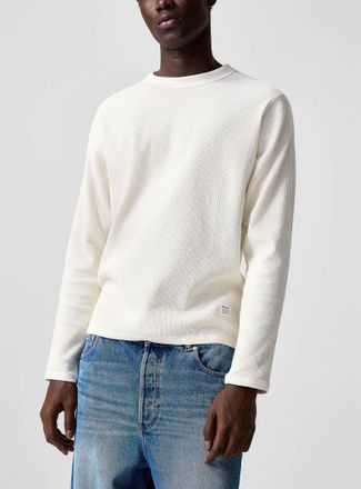 Norse Projects Mens Stevns ribbed long-sleeve T-shirt