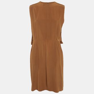 Marni Tan Crepe Short Dress