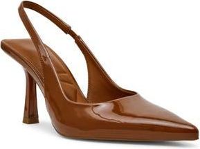 Anne Klein Indianna Slingback Pump in Chestnut Patent at Nordstrom Rack, Size 5.5