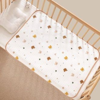 OEM Protector Absorbente Impermeable Para Beb&eacute;s, Almohadilla Lavable Orina 70x90 Cm, Tpu Impermeable, Capa Superior Algod&oacute;n, Transpirable Antifugas