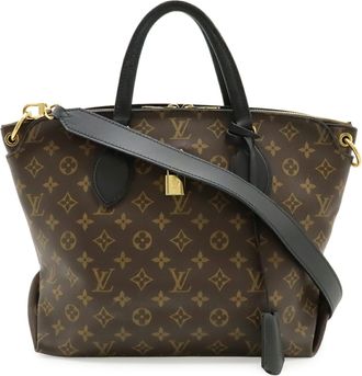 Louis Vuitton Black Monogram Noir Monogram Pvc Leather Coated Canvas Shoulder Bag Tote Bag (Pre-Owned)