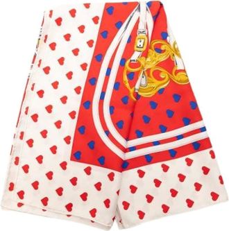 Herm&egrave;s Pre-owned Scarves, female, Red, Size: ONE SIZE Pre-owned Brides de Gala Scarf