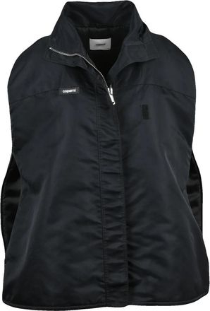 Coperni Modern Cape Silhouette Padded Vest With Front Zipper