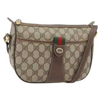 Gucci Pre-owned Cross Body Bags, female, Beige, Size: ONE SIZE Pre-owned Vintage Shoulder Bag