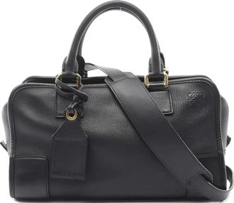 Loewe 2000s Amazona 28 leather tote bag - men - Calf Leather - One Size - Black