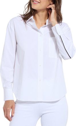 Lyss&eacute; Sofia Striped Cropped Shirt