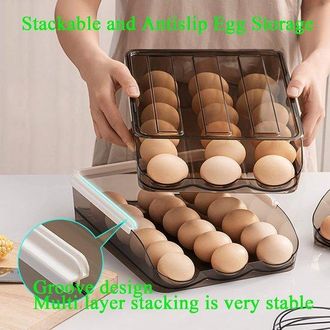 OEM Soporte Autom&aacute;tico Para Huevos Con Ruedas - 18 Huevos - Apilable