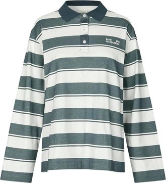 Baum Und Pferdgarten Overhemden, Dames, Blauw, M, Katoen, Jeanni Polo Top