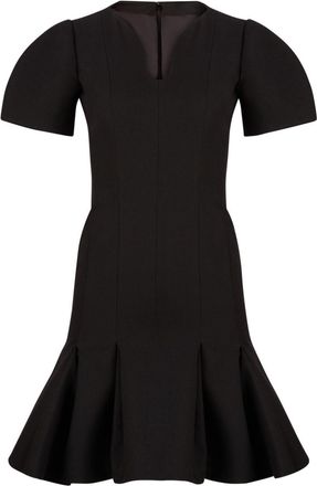 Nina Ricci Puplum Dress - Womens - Wool/Viscose