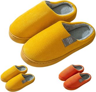 Generic Flat Warm Ladies Slippers Womens Faux Fur Fluffy Slip On Sliders Fluffy House Shoes Ladies Home Slippers Winter Indoor Slipper Simple Bedroom Slipper 