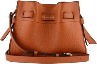 Pourchet Blossom Kleine Schoudertas - Dames - Schoudertassen - Oranje - ONE Size - Leer - Tassen