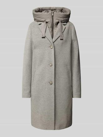 Cinque Wollmantel aus Schurwoll-Mix mit Kaschmir-Anteil Modell MIRACLE in Hellgrau, Gr&ouml;&szlig;e 44