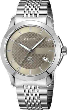 Gucci Accessoires, Heren, Grijs, ONE Size, G-Timeless Horloge