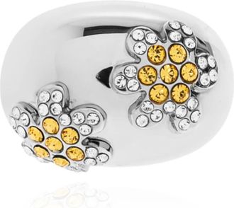 Marni Anello con Cristalli Scintillanti - - Accessories - Donna - Grigio - S