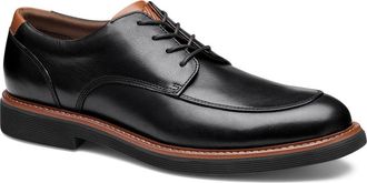 Johnston & Murphy Tyson Moc Toe Derby in Black Full Grain at Nordstrom, Size 10.5
