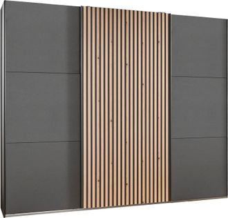 Wimex Schwebetürenschrank »Ancona by fresh to go« mit Akustiklamellen Optik in 3D