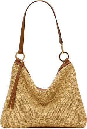 Hammitt Hammitt Kyle Cocoa Raffia Gold Lrg