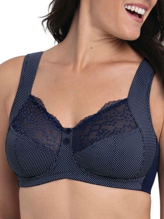 Anita Womens Orely Support Soft Cup Bra - Blue polyamide - Size 34I
