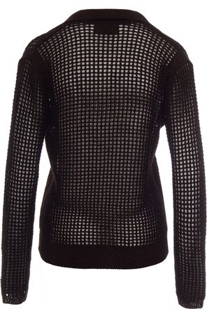 MC2 Saint Barth Womens Polo Nassi Mesh Lurex Brown Viscose Tops