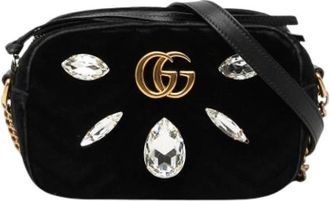 Gucci Pre-owned Leather gucci-bags - Dames - Vintage Schoudertas - Zwart - ONE Size - Vintage