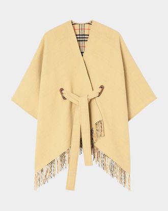 Burberry Tay Wool Cape