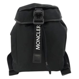 Moncler Pre-owned Backpacks, female, Black, Size: ONE SIZE Pre-owned Backpack