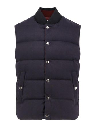 Dolce & Gabbana Sleeveless jacket in cotton and viscose